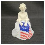 1976 Avon Betsy Ross Figurine Cologne Bottle