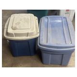 Tamor and Rubbermaid storage containers 20 gallon