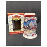 Budweiser 2001 Holiday Beer Stein