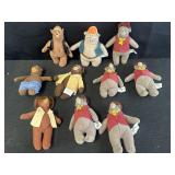 Variety of McDonaldï¿½s happy meal country bear toys
