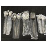 Stainless Steel, Korea, 20pc hostess set, pattern