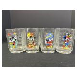 4 McDonald 2000 Walt Disney World Glass