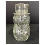 Libbey of Canada 7.5' Glass Snowman Jar