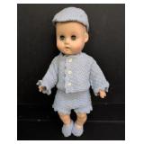 1950's Vogue Ginny Doll Blue crocheted outfit