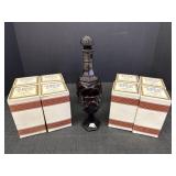 Avon 1876 Cape Cod Collection Wine Decanter & 8