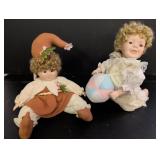 Porcelain 1984 Enesco gnome/elf doll, porcelain