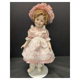 1982 Ideal Toy Corp. porcelain Shirley temple doll