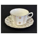 Alesbury Starburst China Teacup & Saucer