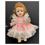 Hard Plastic Walker & Kneeler Doll, moveable eyes
