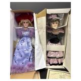 2 Heritage Signature Collection porcelain dolls -