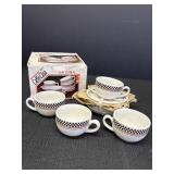 8pc Caffe Casa La Strada Espresso Set, original