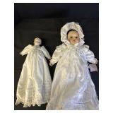 1 Porcelain & 1 Vinyl (Edith) Dolls