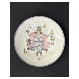 6' Enamel Decorative Plate