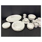 24pc Johann Haviland Sweetheart Rose dinnerware