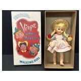 1951 Virga Play-mates Walking Doll in original