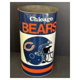 19.5' Metal Chicago Bears Trash Can