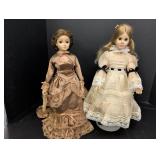 (2) Porcelain Dolls, Effanbee 1977 Limited Edition