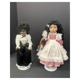 2- 15' African American Dolls - Vinyl Telephone