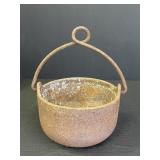 5' Bell System Cast Iron Smelting Pot