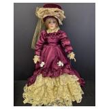 Brinnï¿½s Laura 22in porcelain doll in original box,