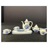 Miniature Porcelain 8pc Tea Set