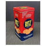 1987 Ritz Crackers Ltd Ed tin, 8.75in H