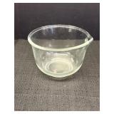 Clear glass stand mixer bowl, no.18. 6.5in x 5in H