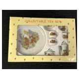 Teddy Bear Miniature China Tea Set