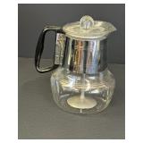Silex LGP-8 Glass & Chrome Percolator Coffee Pot