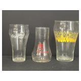 Coca-Cola, 7 Up, & Lemonade Glasses
