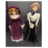 1983 Anne Luree porcelain doll in black & white