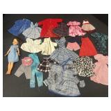 Vtg. Little Miss Revlon doll & variety of clothes