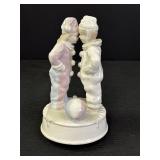 6.75' Porcelain Clown Music Box Meico Inc