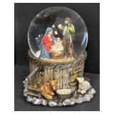 6' Musical Nativity Scene Snow Globe
