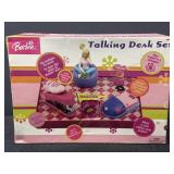 2004 Mattel Barbie talking desk set w/ shoe