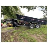 PJ Gooseneck Dump Trailer- Title