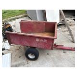 Red Devil Road Hog yard & garden dump trailer,