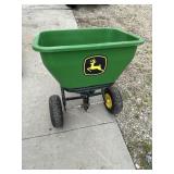 John Deere tow-behind broadcast spreader