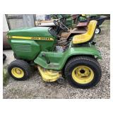 John Deere 210 lawn tractor-runs & 48in deck.