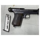 Mauser 7.65 caliber semi auto hand gun w/leather