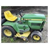 John Deere 210 lawn tractor-runs & 47in deck