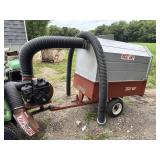 Trac Vac leaf vacuum & lawn cart w/Briggs &