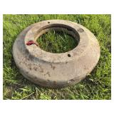 White Rear Wheel Weights