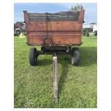 Barge Wagon w/ Hoist, hyd. Dump