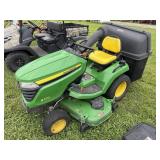 2025 JD X570 Lawn Mower w/ 3 Bag Power Bagger