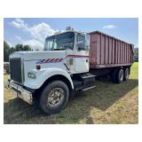 1984 White Tandem Axle Grain Truck - title