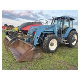 1998 New Holland 8770 Tractor w/ Great Bend 860