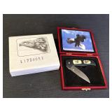 Bald Eagle Fighter+ (?) folding collectible knife