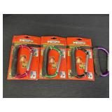 4 jumbo aluminum hooks, 5.5 x 3.25 x .75in., max