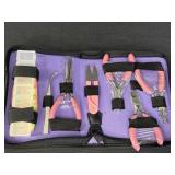 8 pc jewelry making tool kit including zippered